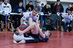 Walki podczas X Puchar Polski Submission Fighting - ADCC w Skale, 2015.